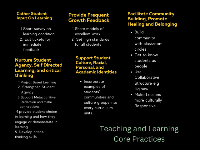 Teaching and Learning Core Practices Image